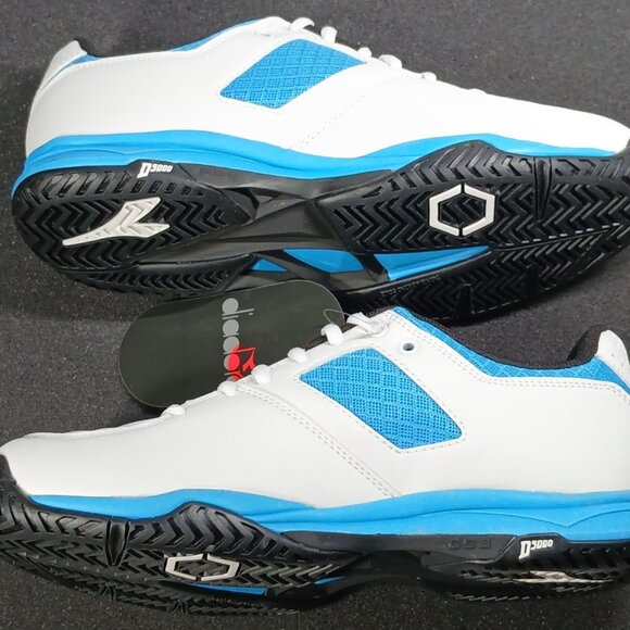 Diadora S.Challenge 2 AG Soccer Cleats White/Black/Blue Women’s 9.5 NWT Open Box - Picture 3 of 15